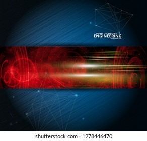 Abstract technology vector background