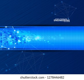 Abstract technology vector background