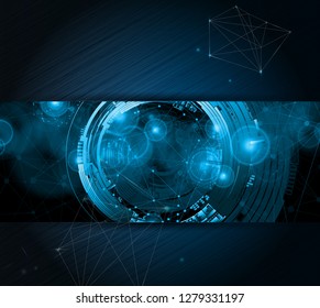Abstract technology vector background