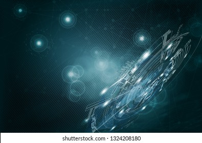 Abstract technology vector background