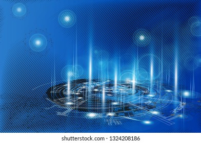 Abstract technology vector background