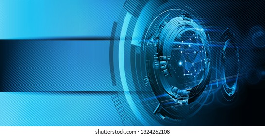 Abstract technology vector background