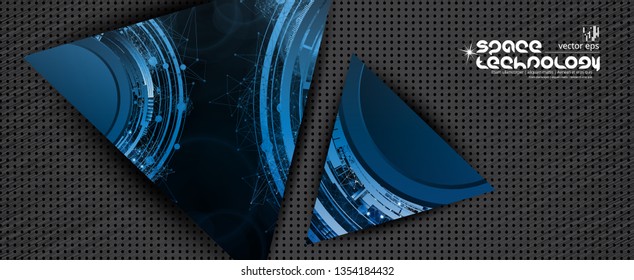 Abstract technology vector background
