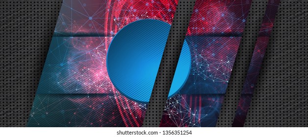 Abstract technology vector background