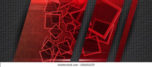 Abstract technology vector background