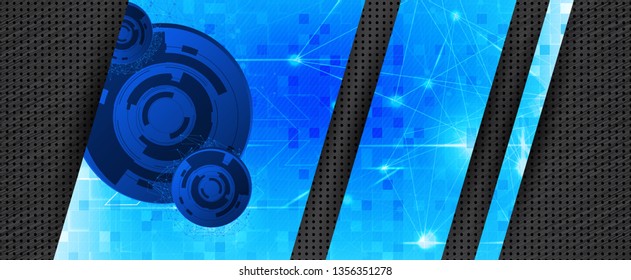 Abstract technology vector background