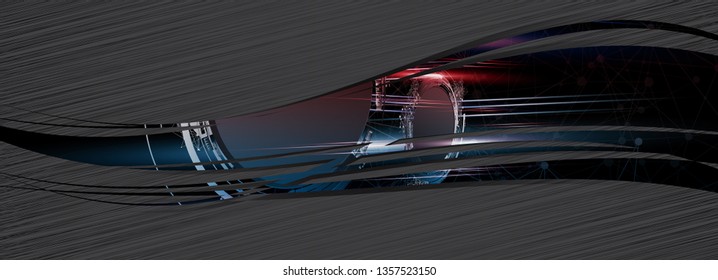 Abstract technology vector background