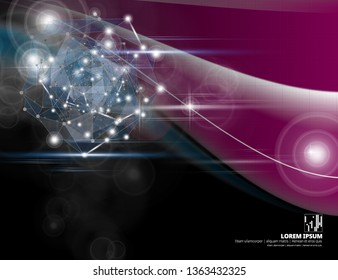 Abstract technology vector background