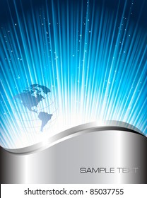 Abstract technology vector background.