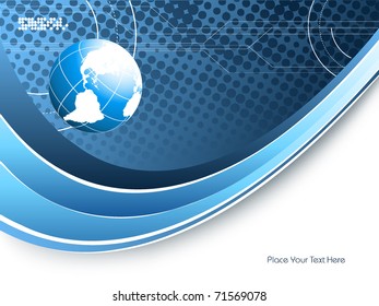 abstract technology vector background with copy space