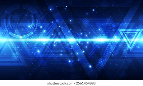 Abstract technology vector background. Futuristic technology style. Elegant background for business tech presentations.