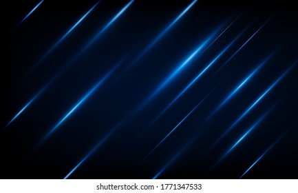 Abstract technology vector background with Hi speed lights dark backdrop with Arrow Light out triangle background Hitech communication