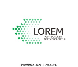 Abstract technology vector icon.