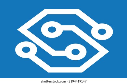 Abstract technology vector logo icon for your company.