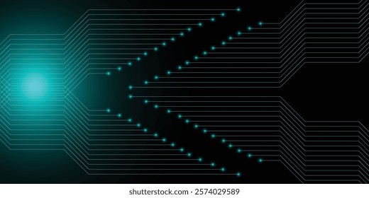 Abstract technology wallpaper for your design, vector art illustration