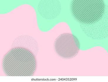 Abstract technology wave design, circle, dots overlay. template for design. Vector illustration
