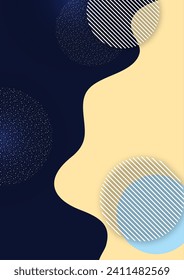 Abstract technology wave design, circle, dots overlay. template for design. Vector illustration