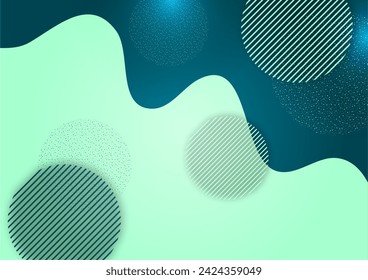 Abstract technology wave design, circle, dots overlay. template for design. Vector illustration