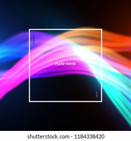 Abstract Technology Wave Vector Background