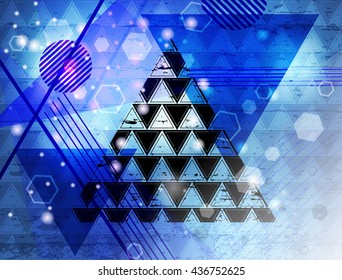 Abstract technology web background. Business abstract vector.
