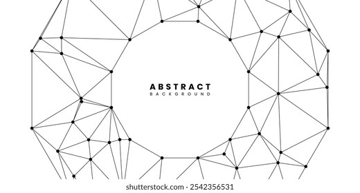 Tecnologia abstrata Fundo branco. Design de Ilustração de Vetor