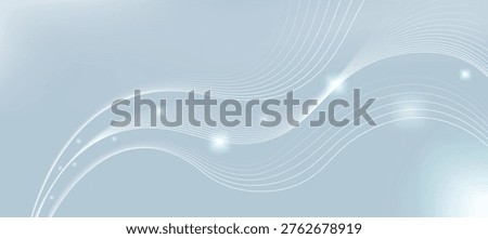 Abstract technology white curve, modern technology banner, corporate business concept, futuristic high-tech abstract background for business presentation or technology event, vector illustration