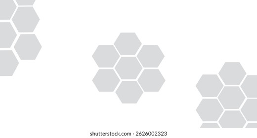 Abstrakte Technologie weißen geometrischen Hexagon auf transparentem Konzept Design Wabenform Vektor. 