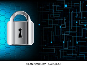 Abstract techology background digital security concept design