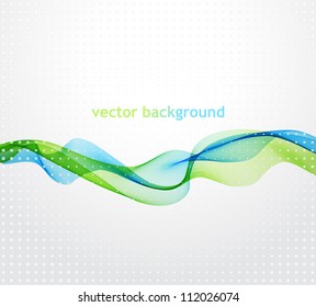 Abstract template background with blend wave