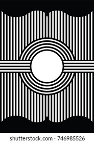 Abstract template background with circles and lines for design