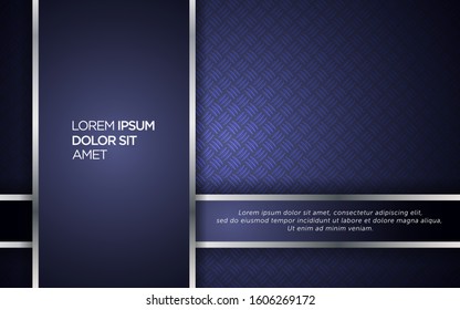 Abstract Template Background With Dark Blue Color