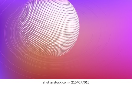Abstract template background with light gradient halftone lines, dots and circle for glowing-theme poster, digital business card, banner, annual report, data hd page cover and brochure. EPS10 vector