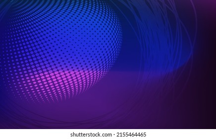 Abstract template background with light gradient halftone lines, dots and circle for glowing-theme poster, digital business card, banner, annual report, data hd page cover and brochure. EPS10 vector