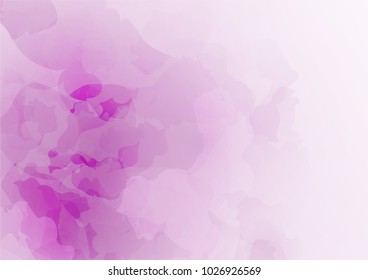 Abstract template background same watercolor style vector art pastel tone, pink purple white violet