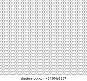 Abstract template background. Simple hexagon pattern with bold cells. Small hexagon geometric shapes. Seamless tileable vector illustration.