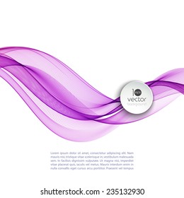 Abstract template background with transparent wave for brochure design