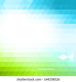 Abstract template background with triangle shapes