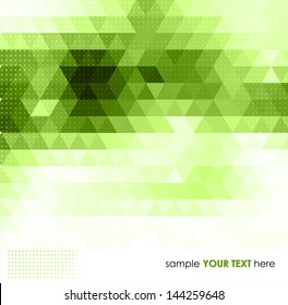 Abstract template background with triangle shapes