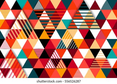 Abstract template background with triangle shapes. Modern geometric shapes background. Minimalistic abstract pattern. Vector illustration. eps10
