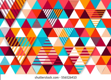 Abstract template background with triangle shapes. Modern geometric shapes background. Minimalistic abstract pattern. Vector illustration. eps10