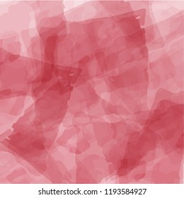 abstract template background vector water color hand draw red