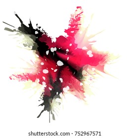 abstract template background vector water color 