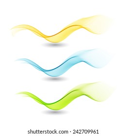 Abstract template background with wave