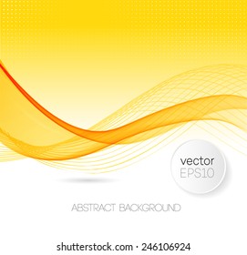 Abstract template background with wave