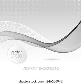 Abstract template background with wave