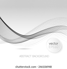 Abstract template background with wave