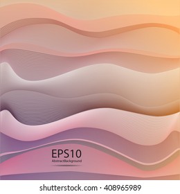 Abstract template background with wave design.