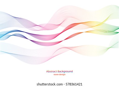 Abstract template background with wave design.