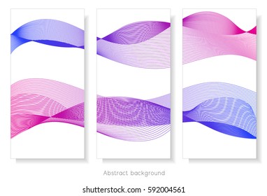 Abstract template background with wave design.