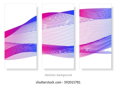 Abstract template background with wave design.